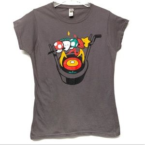 👾🍄 Nintendo-inspired Graphic Tee - Ladies Small